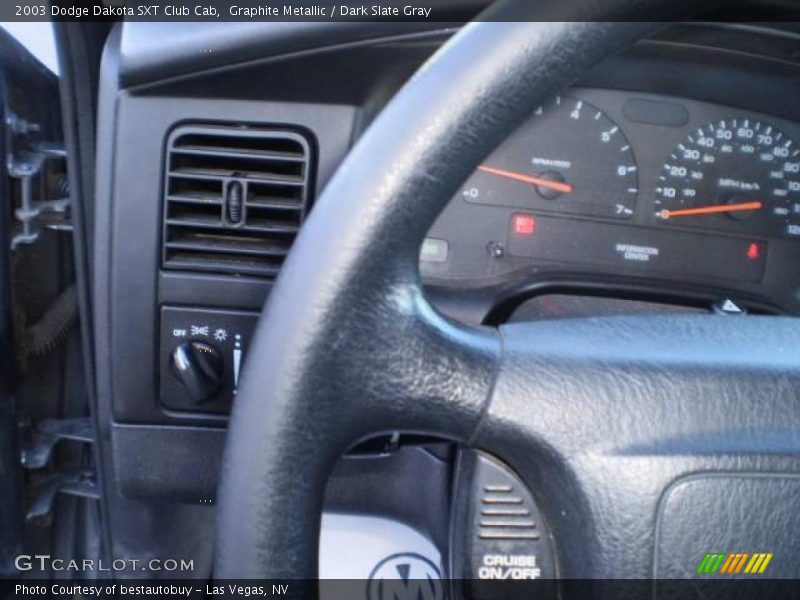 Graphite Metallic / Dark Slate Gray 2003 Dodge Dakota SXT Club Cab