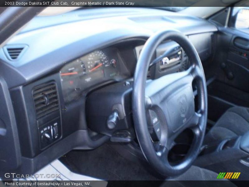 Graphite Metallic / Dark Slate Gray 2003 Dodge Dakota SXT Club Cab