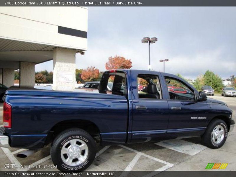 Patriot Blue Pearl / Dark Slate Gray 2003 Dodge Ram 2500 Laramie Quad Cab