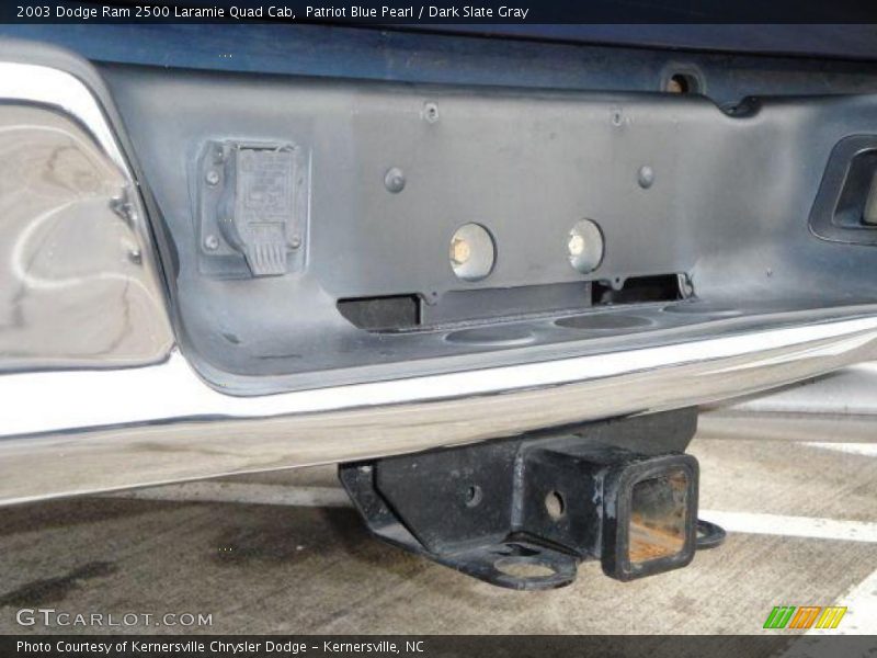 Patriot Blue Pearl / Dark Slate Gray 2003 Dodge Ram 2500 Laramie Quad Cab