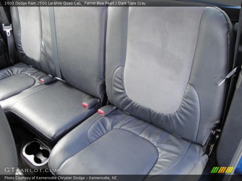 Patriot Blue Pearl / Dark Slate Gray 2003 Dodge Ram 2500 Laramie Quad Cab