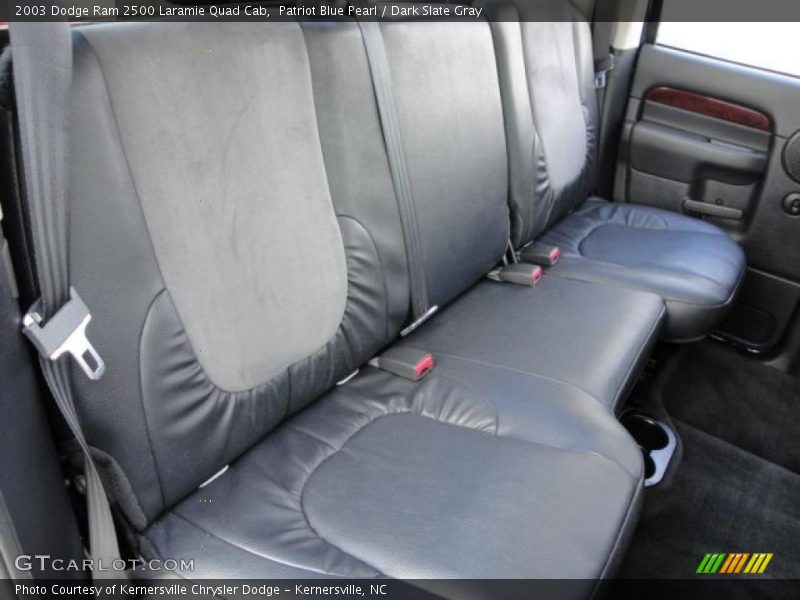 Patriot Blue Pearl / Dark Slate Gray 2003 Dodge Ram 2500 Laramie Quad Cab