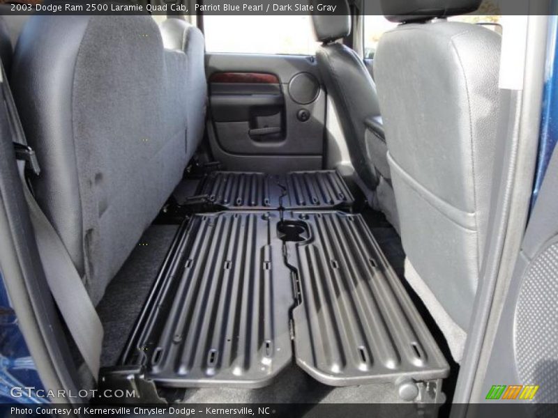Patriot Blue Pearl / Dark Slate Gray 2003 Dodge Ram 2500 Laramie Quad Cab