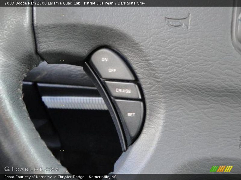 Patriot Blue Pearl / Dark Slate Gray 2003 Dodge Ram 2500 Laramie Quad Cab