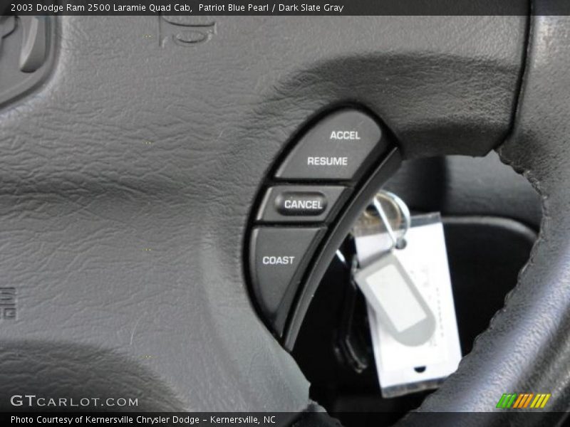 Patriot Blue Pearl / Dark Slate Gray 2003 Dodge Ram 2500 Laramie Quad Cab