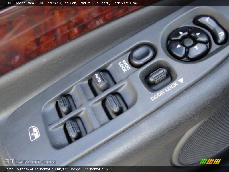 Patriot Blue Pearl / Dark Slate Gray 2003 Dodge Ram 2500 Laramie Quad Cab