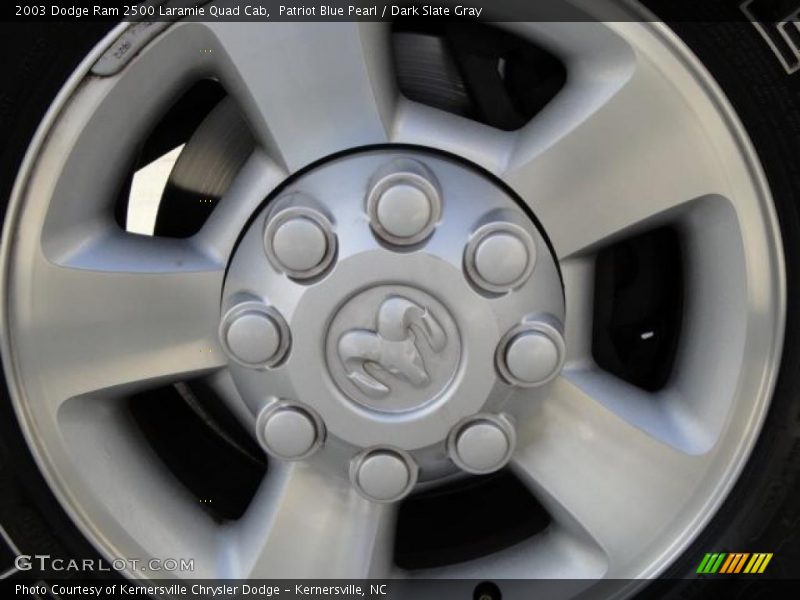 Patriot Blue Pearl / Dark Slate Gray 2003 Dodge Ram 2500 Laramie Quad Cab