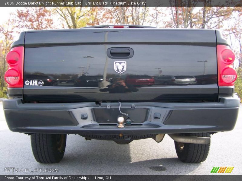 Brilliant Black / Medium Slate Gray 2006 Dodge Dakota Night Runner Club Cab