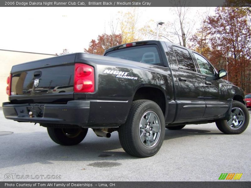 Brilliant Black / Medium Slate Gray 2006 Dodge Dakota Night Runner Club Cab