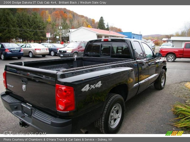 Brilliant Black / Medium Slate Gray 2006 Dodge Dakota ST Club Cab 4x4