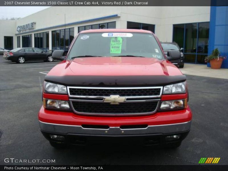 Victory Red / Dark Charcoal 2007 Chevrolet Silverado 1500 Classic LT Crew Cab 4x4