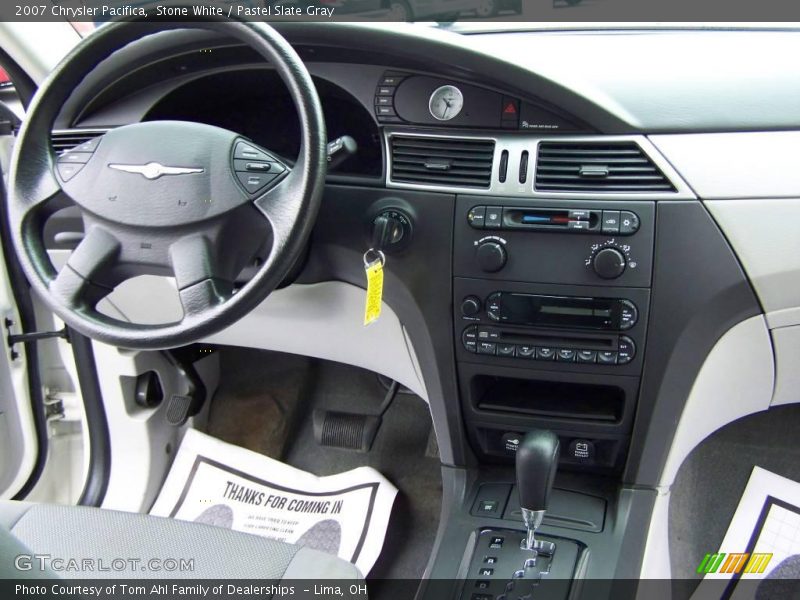 Stone White / Pastel Slate Gray 2007 Chrysler Pacifica