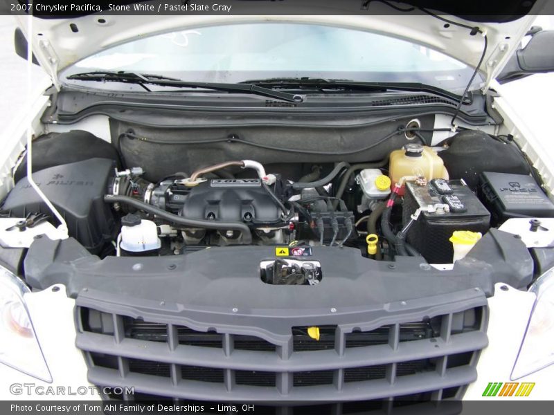 Stone White / Pastel Slate Gray 2007 Chrysler Pacifica
