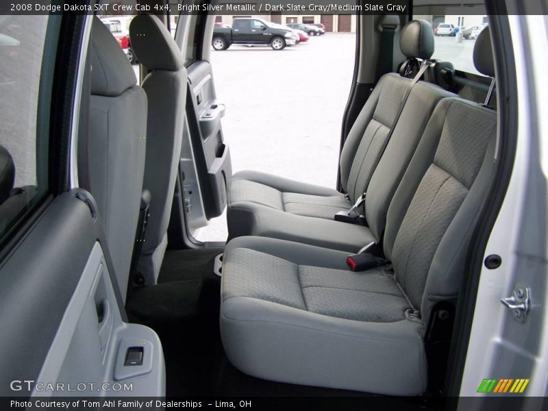 Bright Silver Metallic / Dark Slate Gray/Medium Slate Gray 2008 Dodge Dakota SXT Crew Cab 4x4