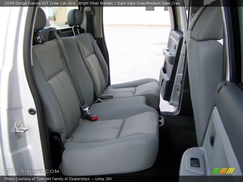 Bright Silver Metallic / Dark Slate Gray/Medium Slate Gray 2008 Dodge Dakota SXT Crew Cab 4x4