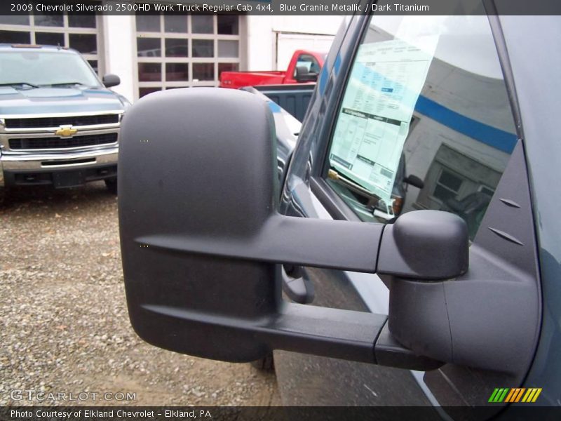 Blue Granite Metallic / Dark Titanium 2009 Chevrolet Silverado 2500HD Work Truck Regular Cab 4x4