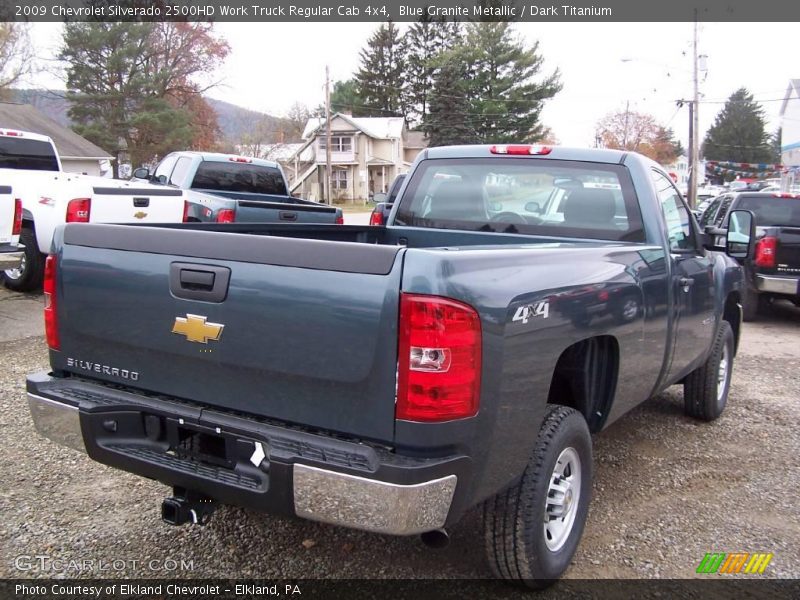Blue Granite Metallic / Dark Titanium 2009 Chevrolet Silverado 2500HD Work Truck Regular Cab 4x4