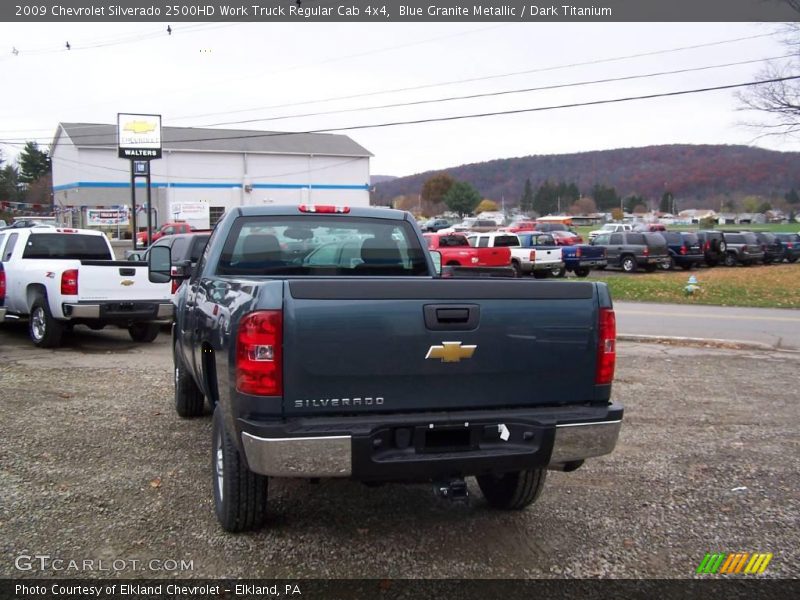 Blue Granite Metallic / Dark Titanium 2009 Chevrolet Silverado 2500HD Work Truck Regular Cab 4x4