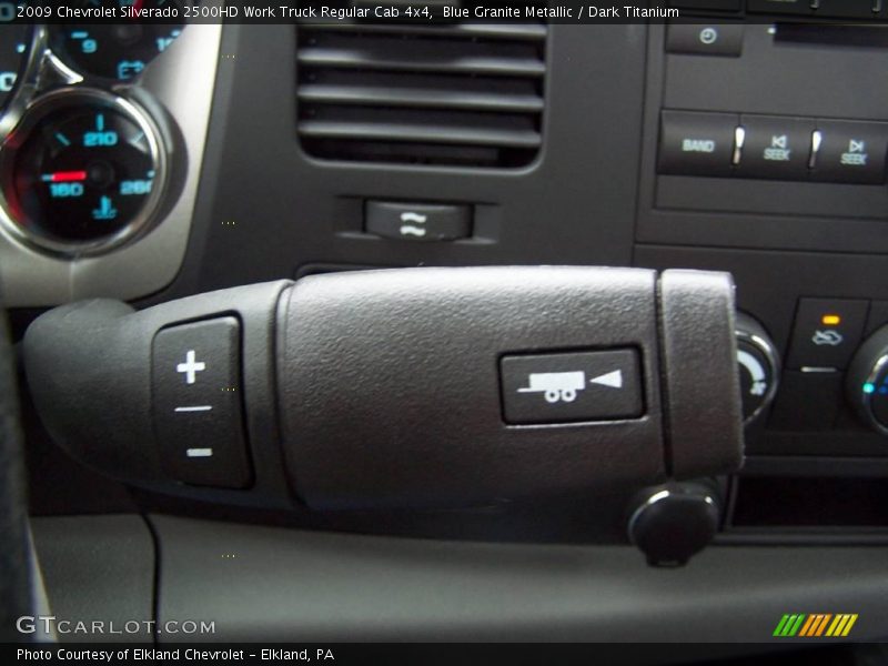 Blue Granite Metallic / Dark Titanium 2009 Chevrolet Silverado 2500HD Work Truck Regular Cab 4x4