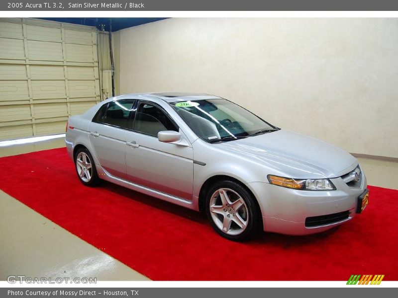 Satin Silver Metallic / Black 2005 Acura TL 3.2