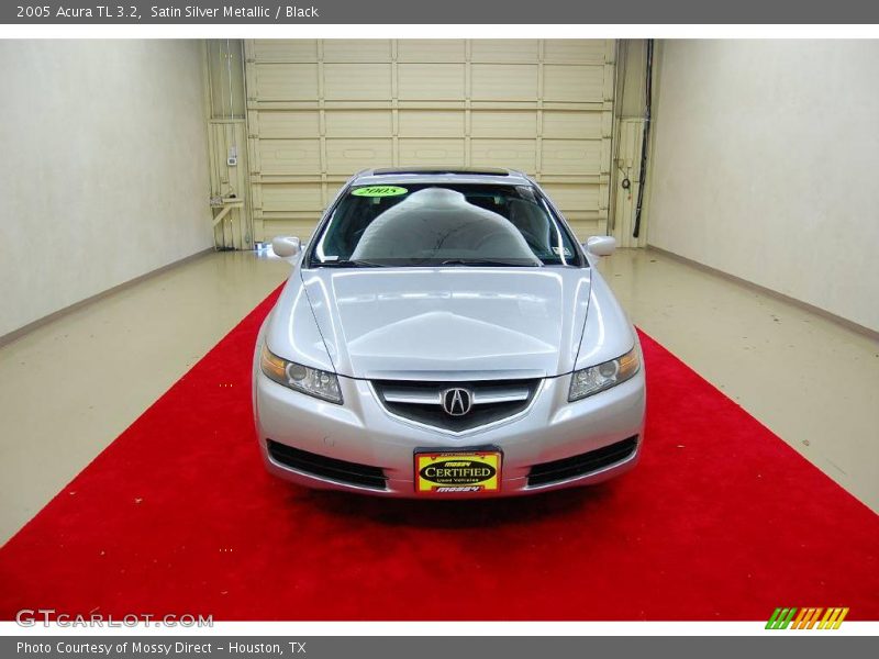 Satin Silver Metallic / Black 2005 Acura TL 3.2