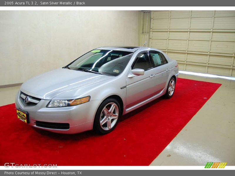 Satin Silver Metallic / Black 2005 Acura TL 3.2