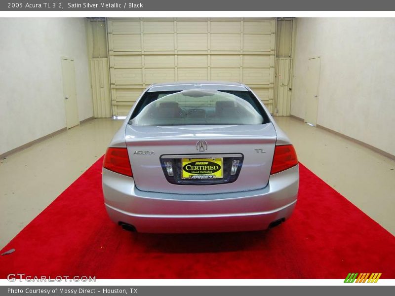 Satin Silver Metallic / Black 2005 Acura TL 3.2