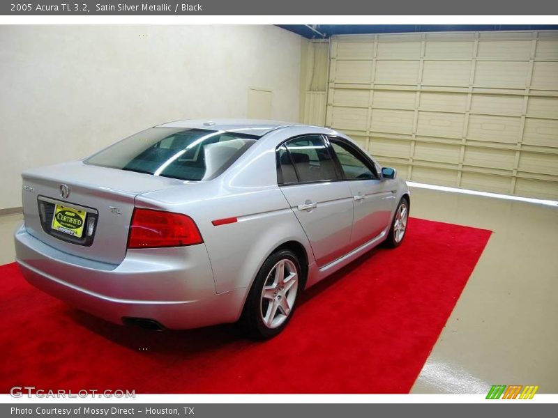 Satin Silver Metallic / Black 2005 Acura TL 3.2