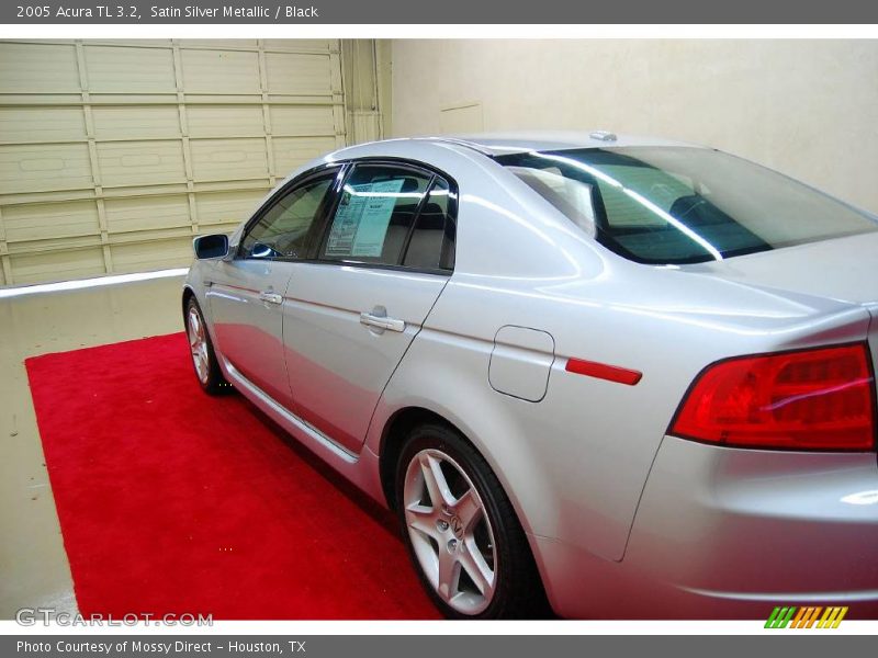 Satin Silver Metallic / Black 2005 Acura TL 3.2