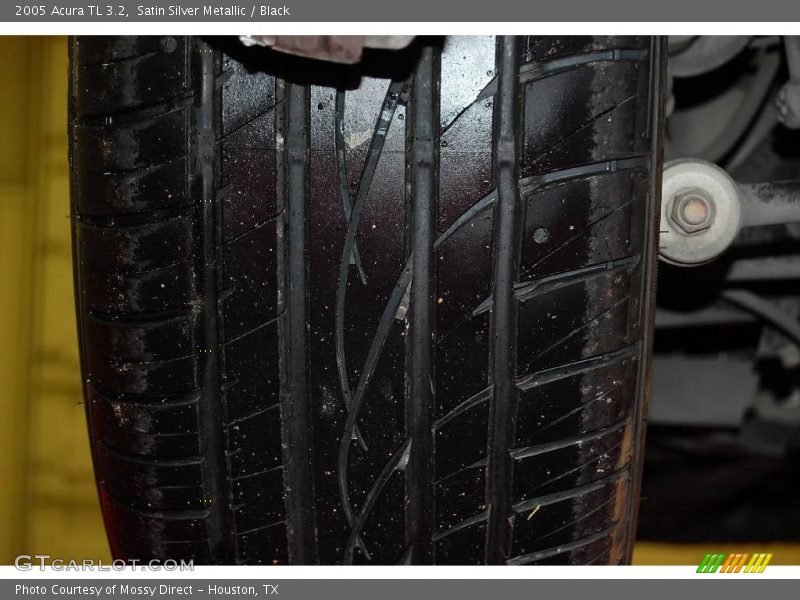 Satin Silver Metallic / Black 2005 Acura TL 3.2