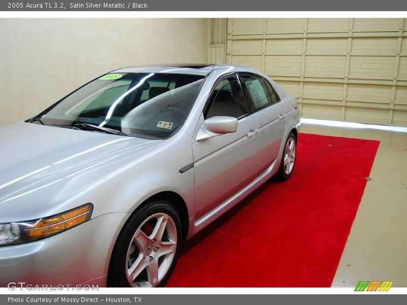 Satin Silver Metallic / Black 2005 Acura TL 3.2