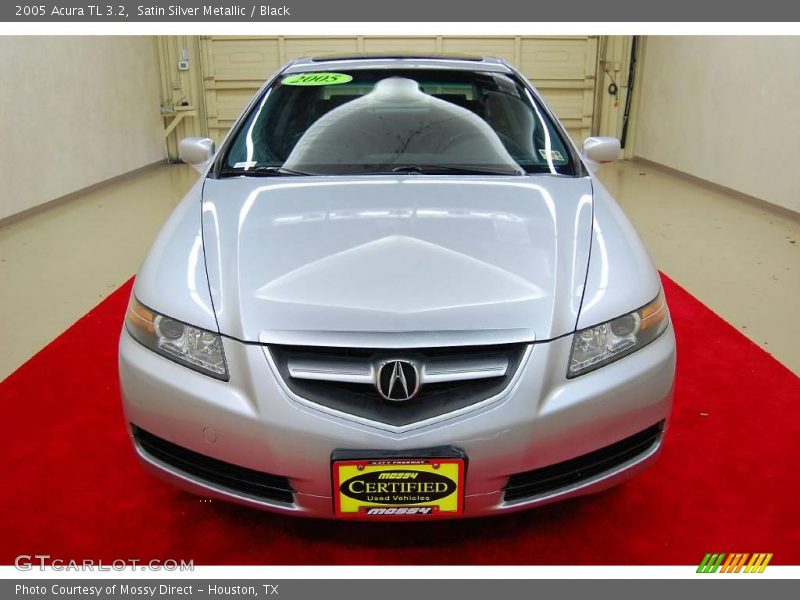 Satin Silver Metallic / Black 2005 Acura TL 3.2