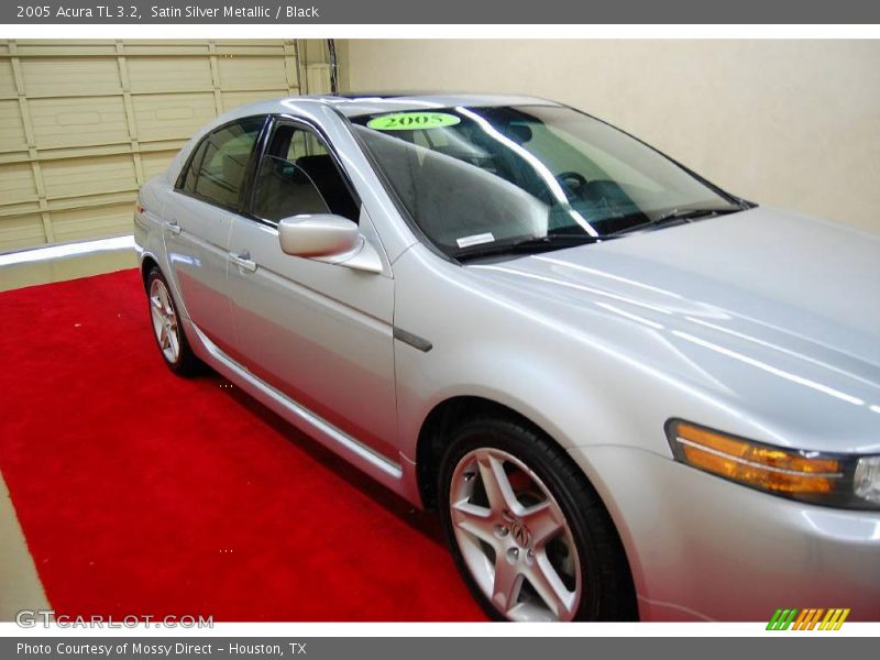 Satin Silver Metallic / Black 2005 Acura TL 3.2