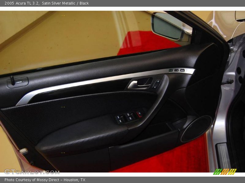Satin Silver Metallic / Black 2005 Acura TL 3.2
