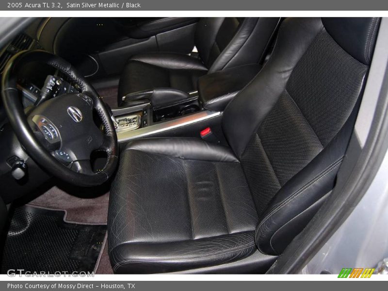 Satin Silver Metallic / Black 2005 Acura TL 3.2