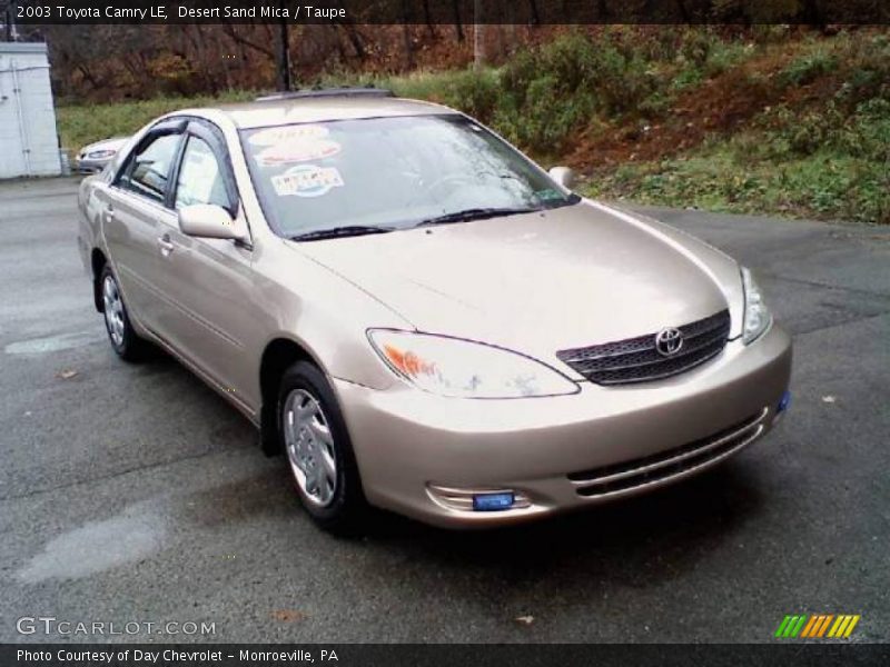 Desert Sand Mica / Taupe 2003 Toyota Camry LE
