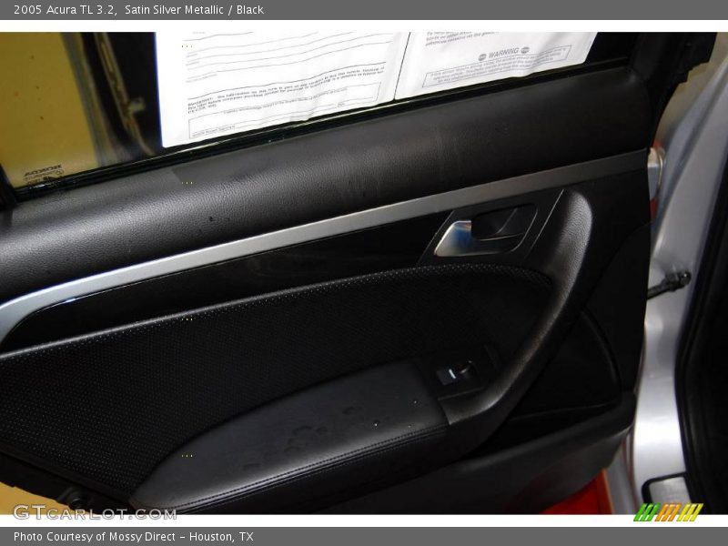 Satin Silver Metallic / Black 2005 Acura TL 3.2