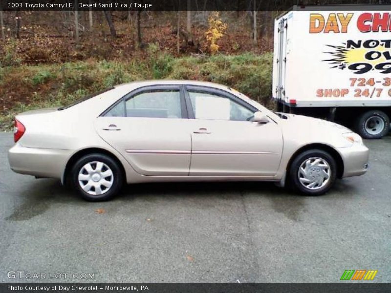 Desert Sand Mica / Taupe 2003 Toyota Camry LE