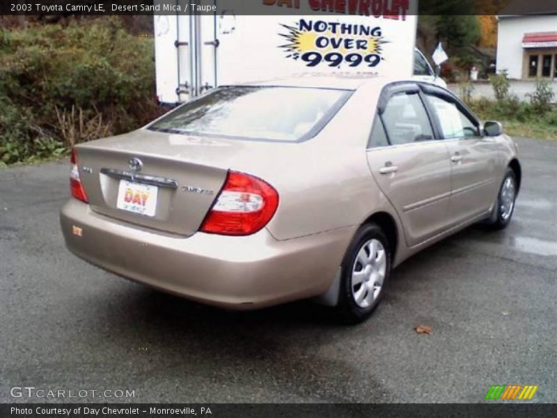 Desert Sand Mica / Taupe 2003 Toyota Camry LE