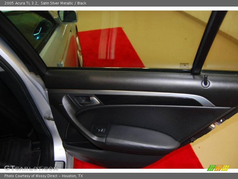 Satin Silver Metallic / Black 2005 Acura TL 3.2