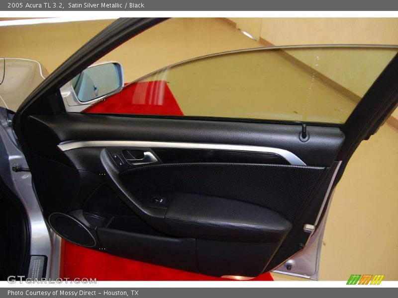 Satin Silver Metallic / Black 2005 Acura TL 3.2