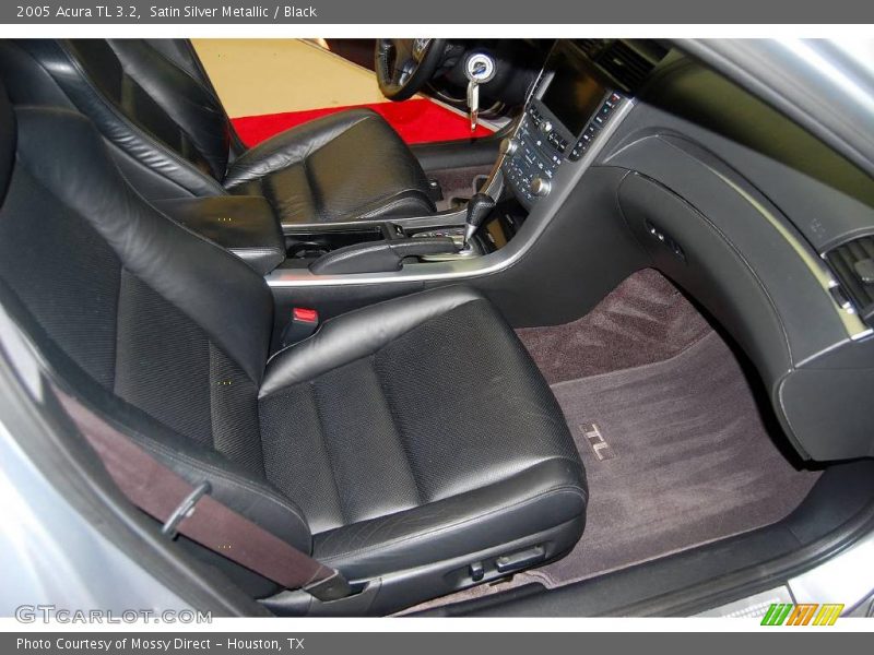 Satin Silver Metallic / Black 2005 Acura TL 3.2