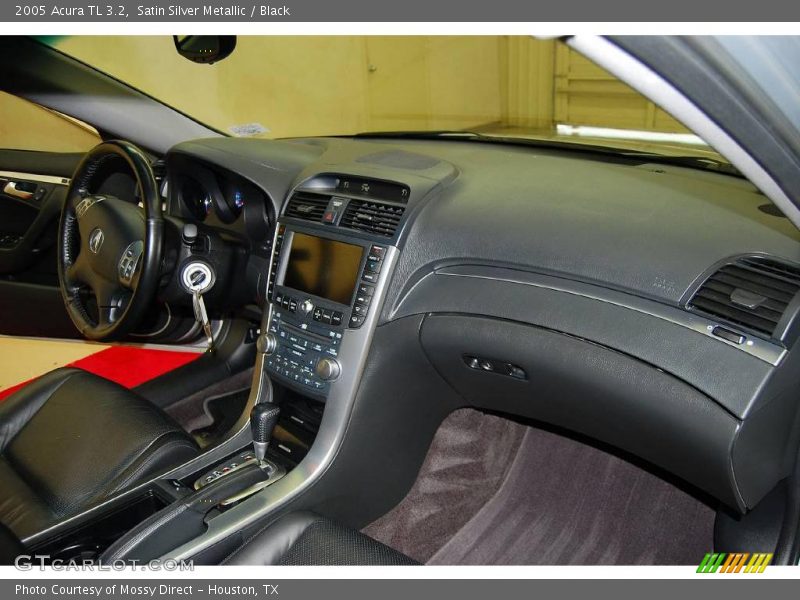 Satin Silver Metallic / Black 2005 Acura TL 3.2