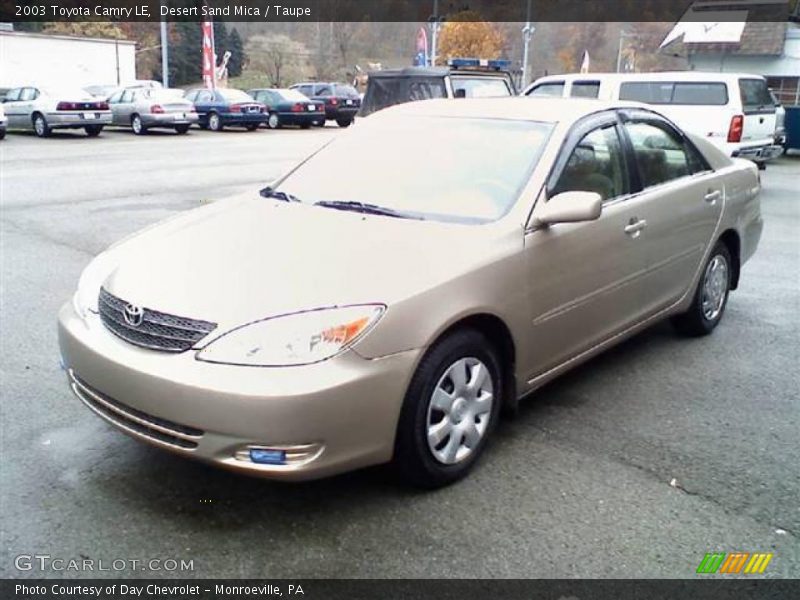 Desert Sand Mica / Taupe 2003 Toyota Camry LE