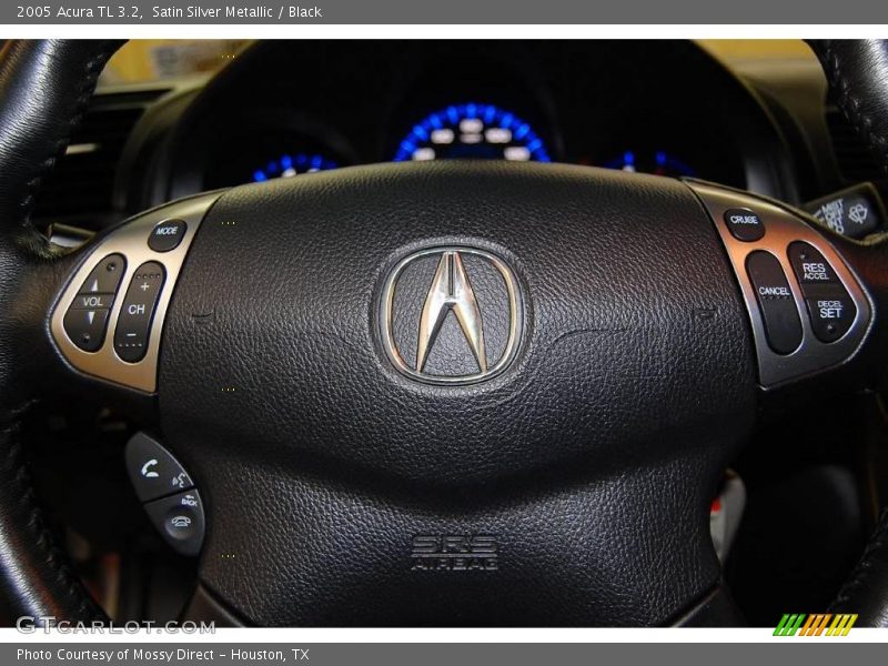 Satin Silver Metallic / Black 2005 Acura TL 3.2