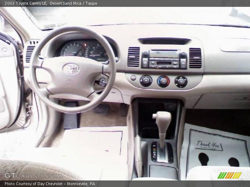 Desert Sand Mica / Taupe 2003 Toyota Camry LE