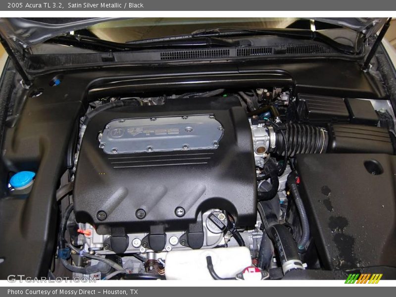 Satin Silver Metallic / Black 2005 Acura TL 3.2