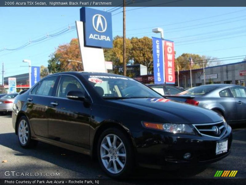 Nighthawk Black Pearl / Parchment 2006 Acura TSX Sedan
