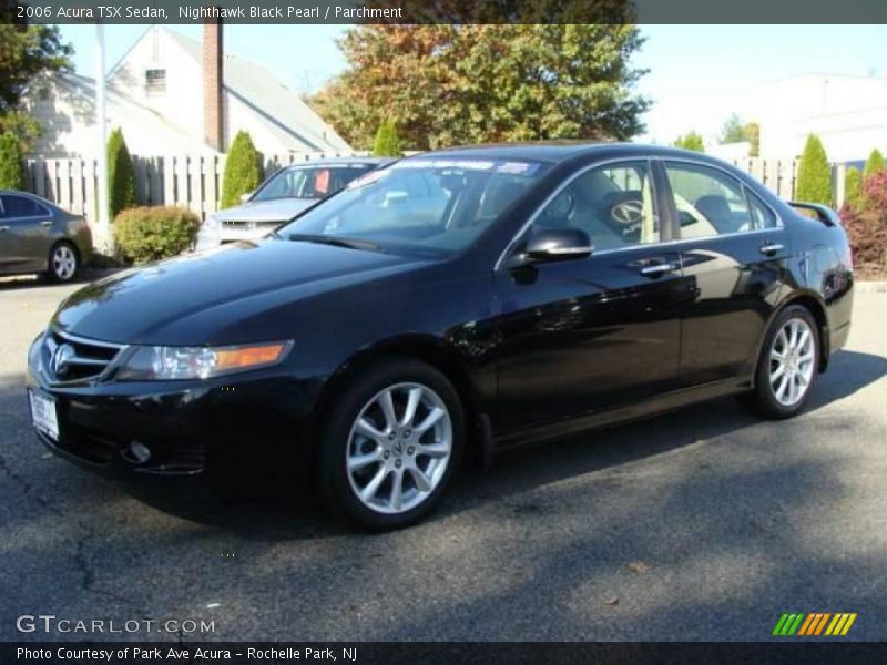 Nighthawk Black Pearl / Parchment 2006 Acura TSX Sedan