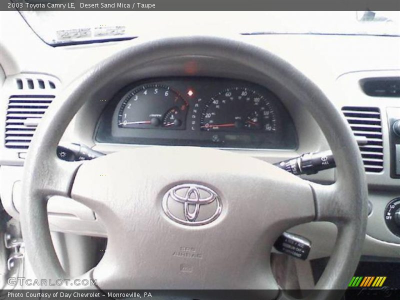 Desert Sand Mica / Taupe 2003 Toyota Camry LE